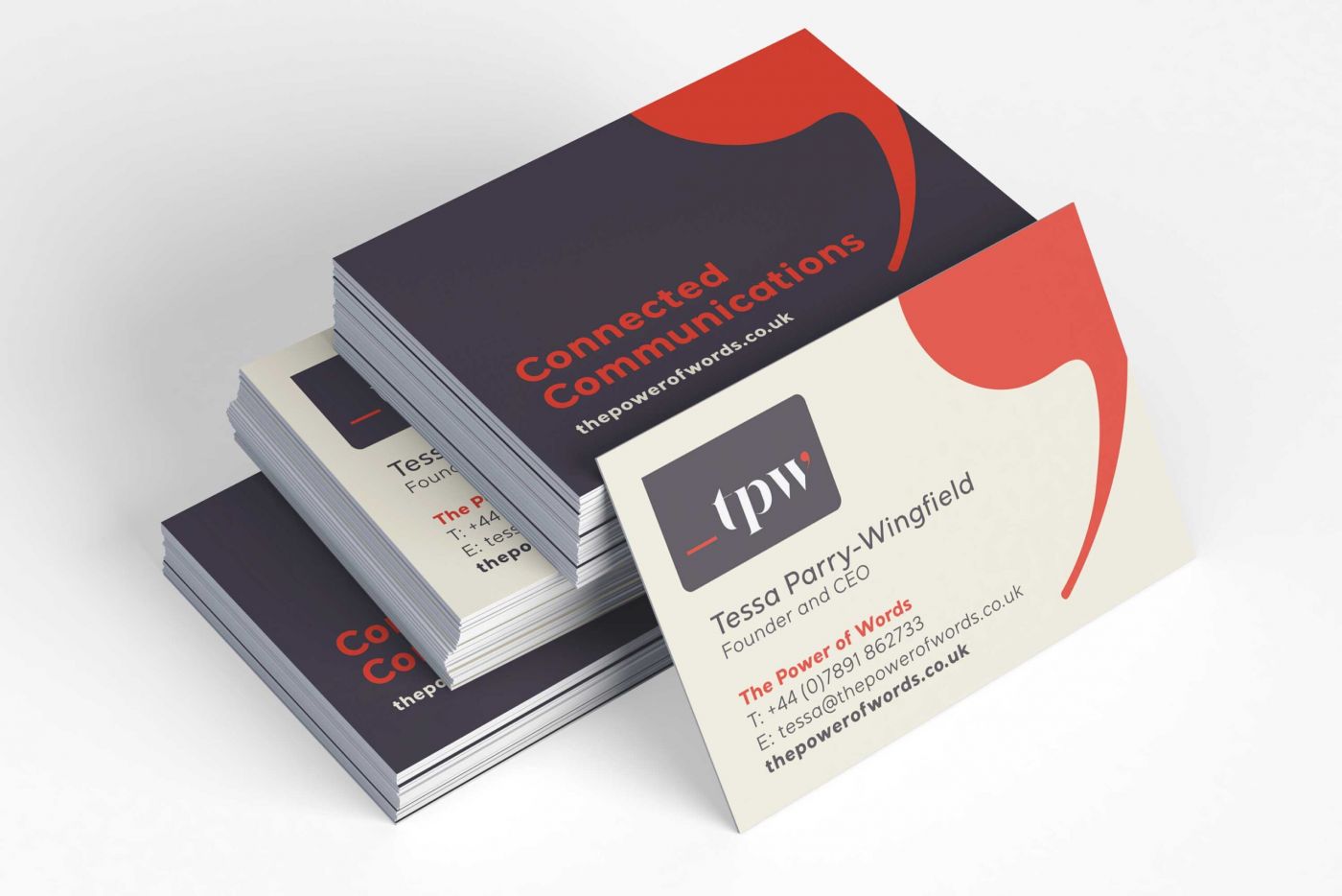 graphic design studio birmingham branding example business cards