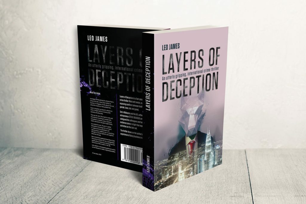 Layers of Deception Book Cover front and back
