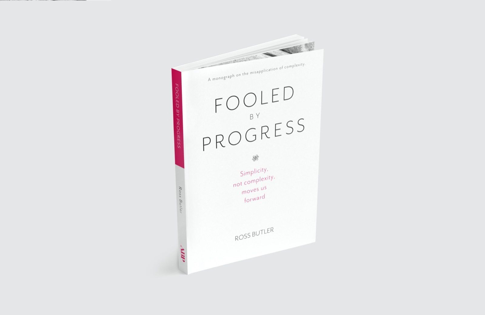 Fooled by Progress Book Design