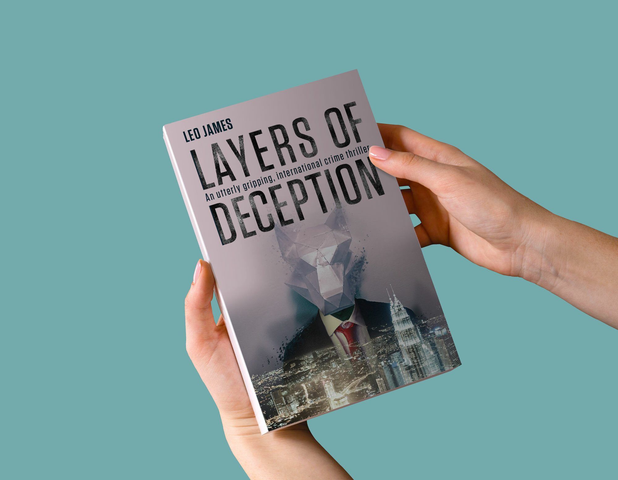 Layers of Deception Book Cover design