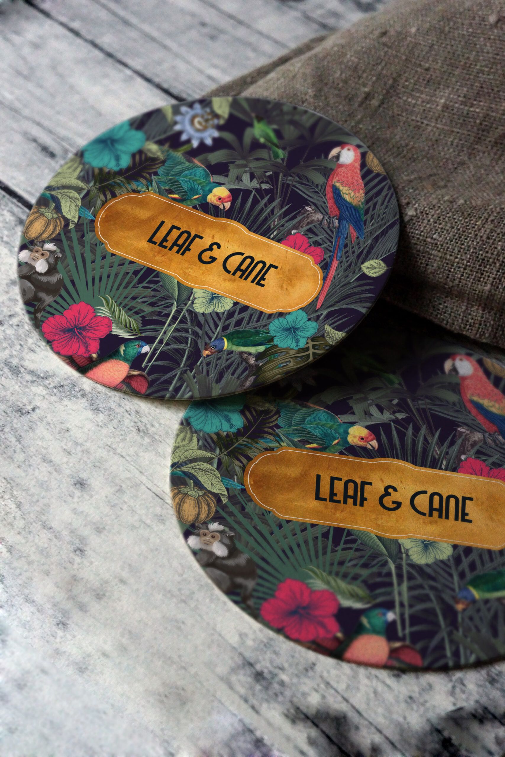 Leaf and Cane branding