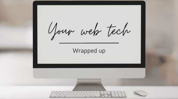 Your web tech wrapped up