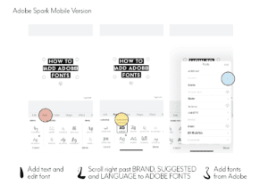 How to add Adobe fonts to Spark