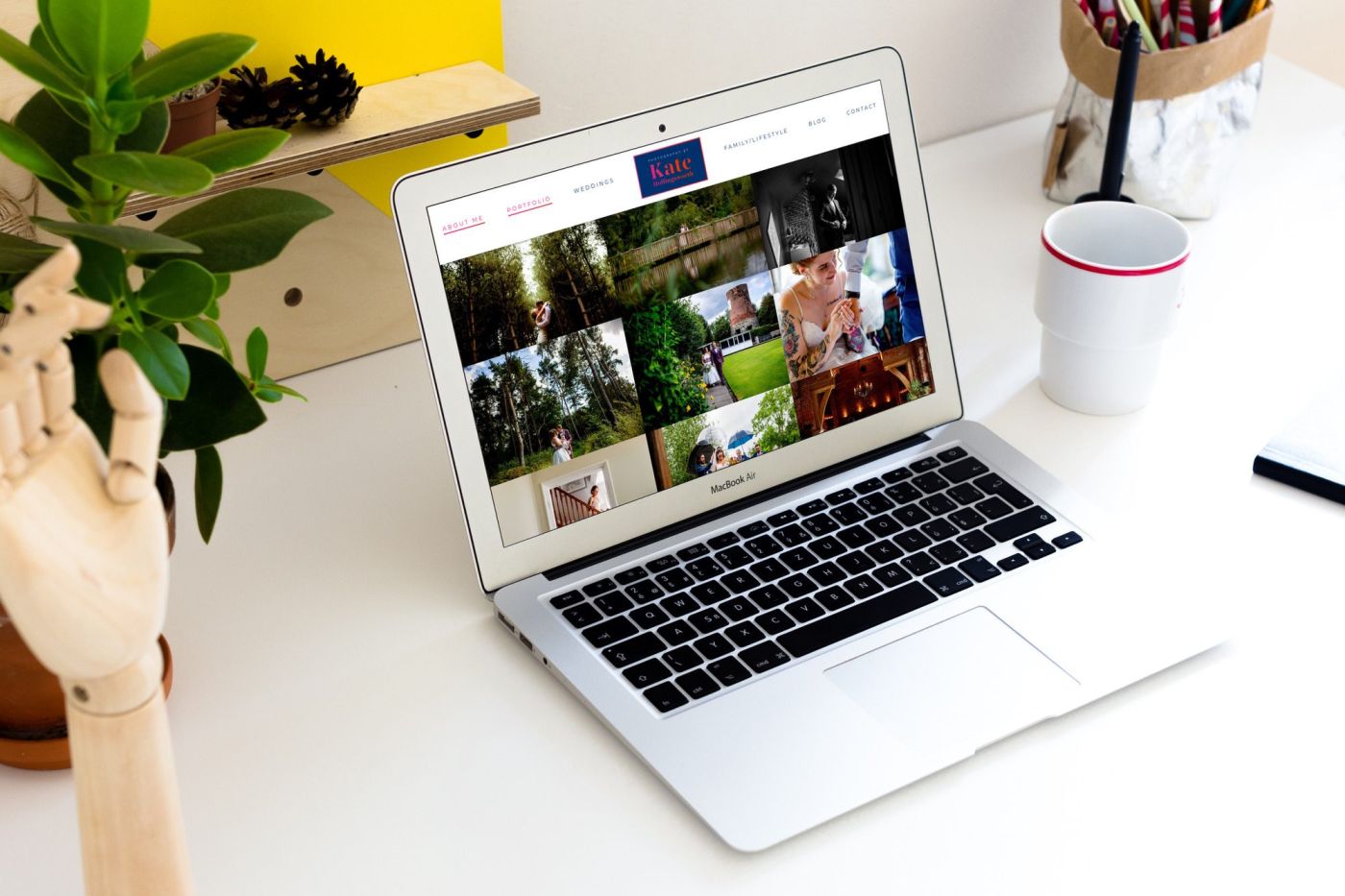 photography website design and branding