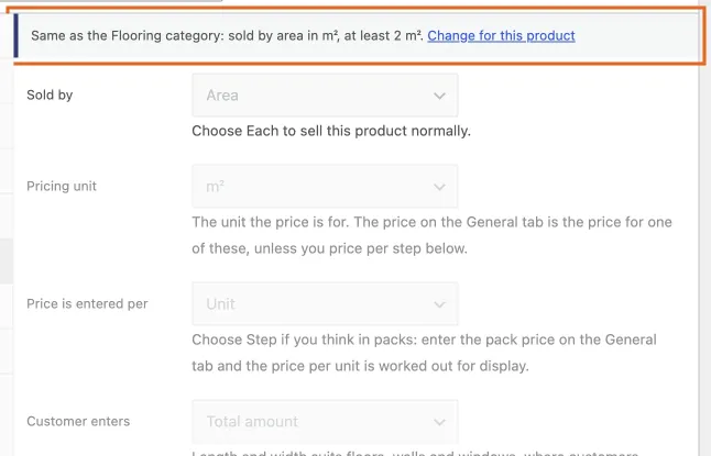 A product that follows its category says so in one line