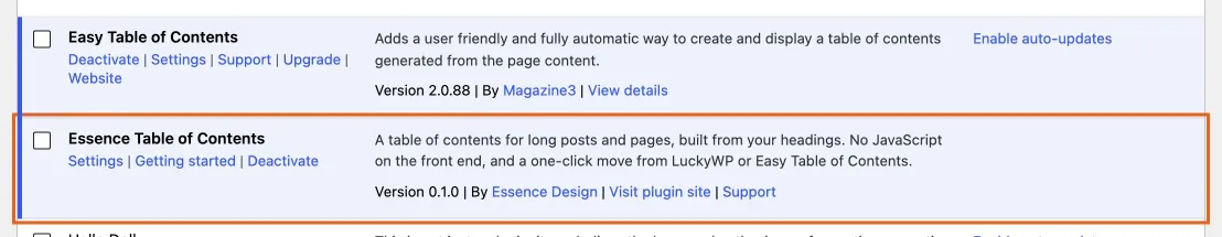 Both plugins in the Plugins screen