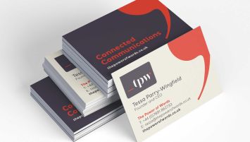 graphic design studio birmingham branding example business cards
